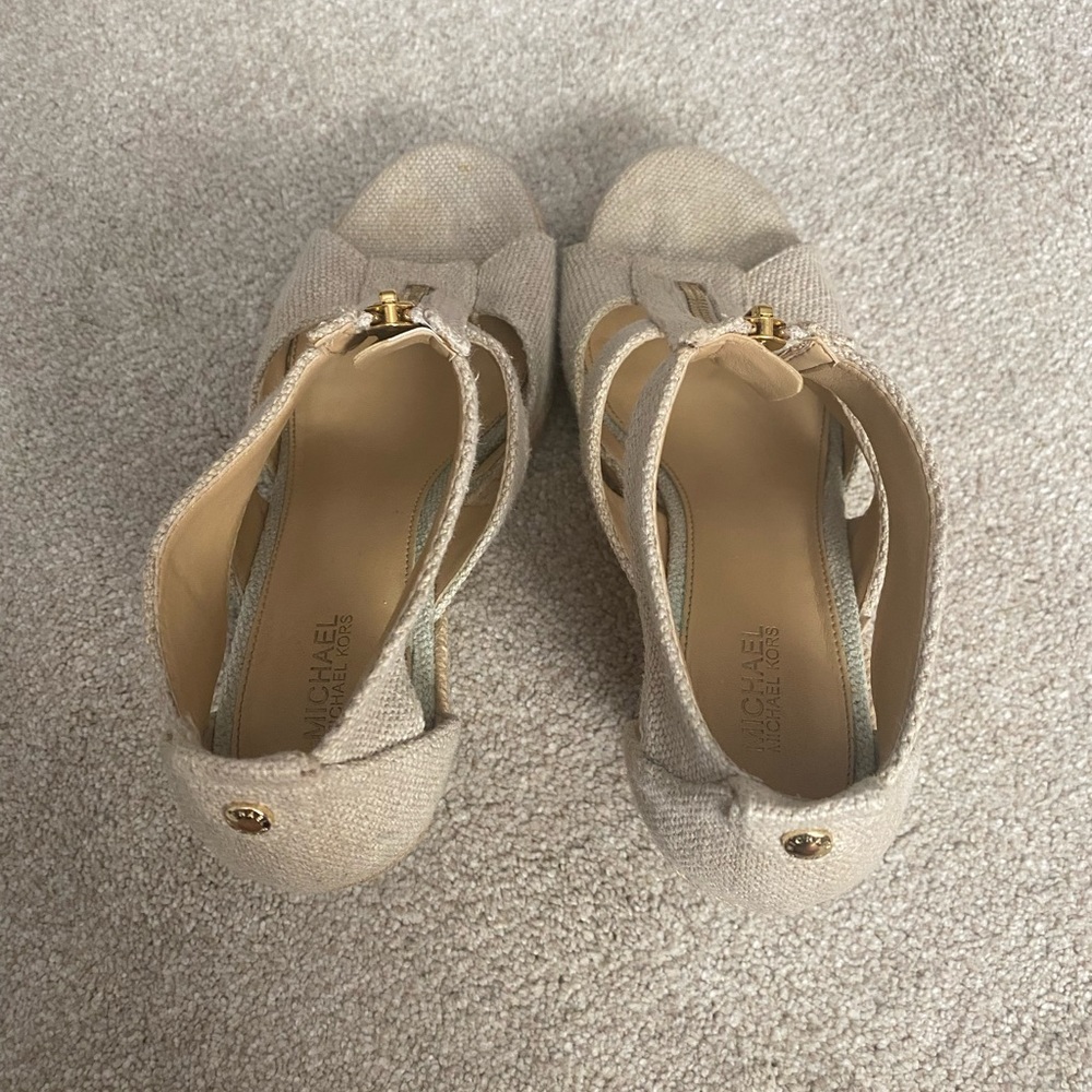Michael Kors Berkley Wedge Sandal - Picture 8 of 11